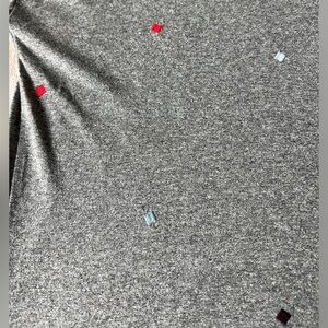 Madewell Confetti-embroidered Heathered Oversized Tee